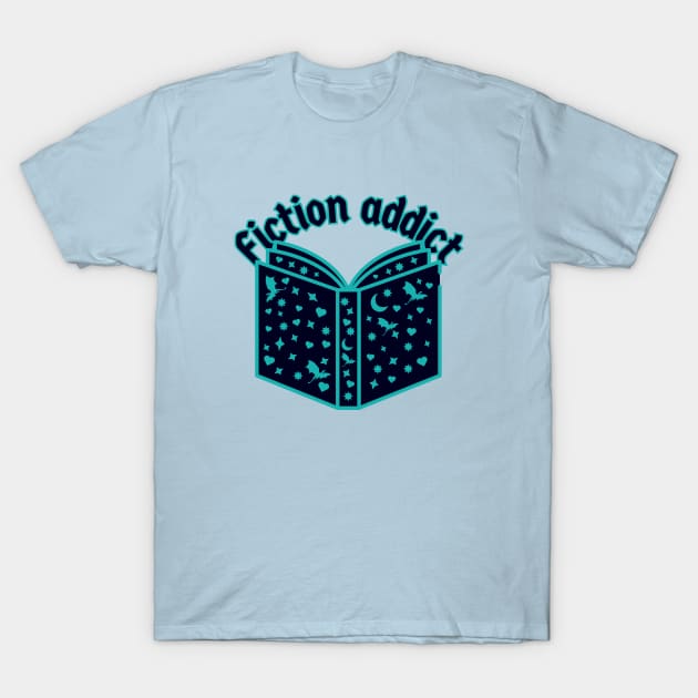 Fiction Addict T-Shirt by StoryTimeComic 